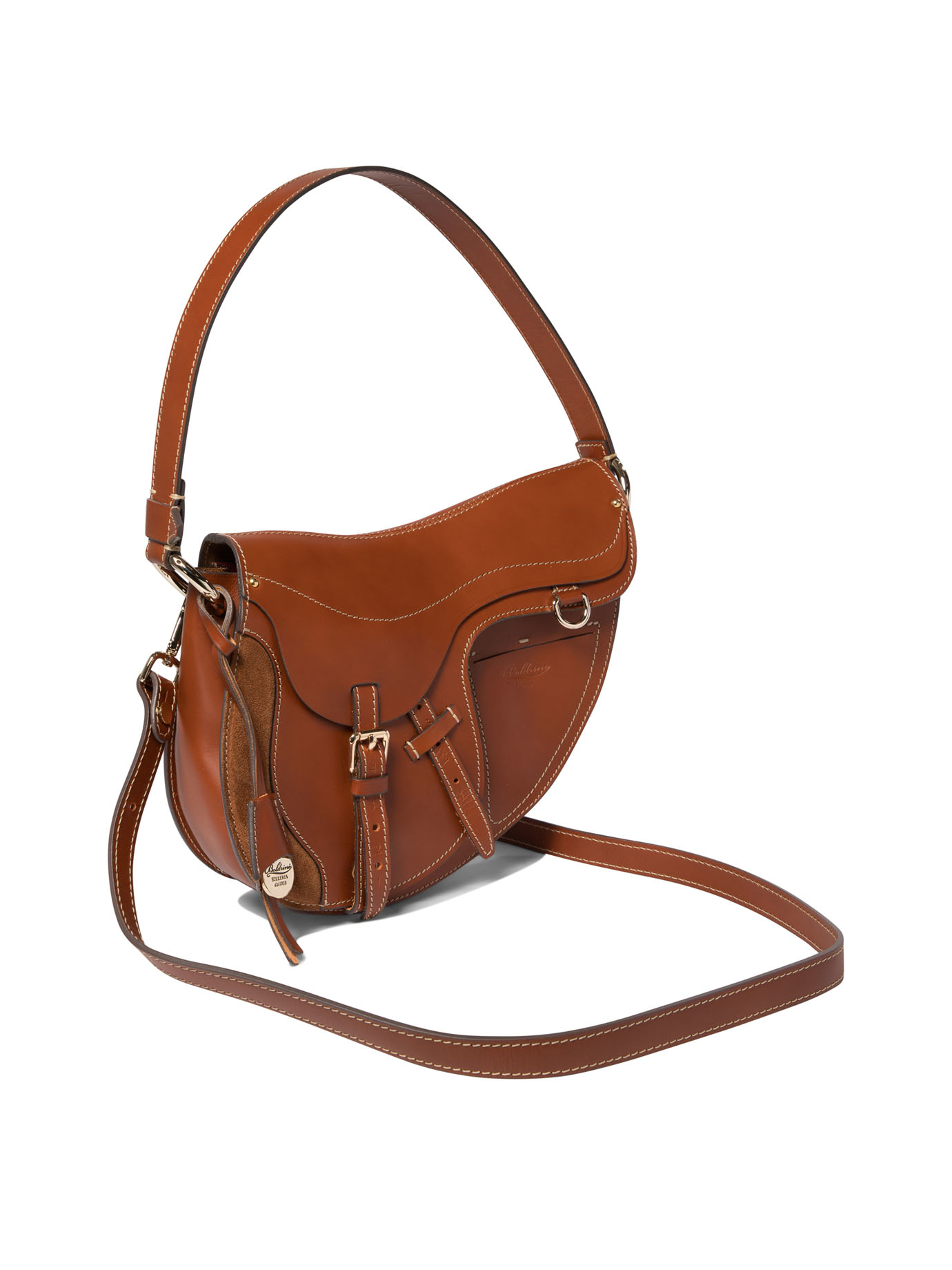 BOLDRINI SELLERIA Brown Sveva shoulder bag